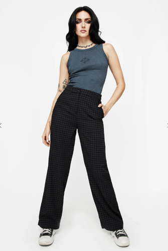 Disturbia black ziggy check - disturbia,