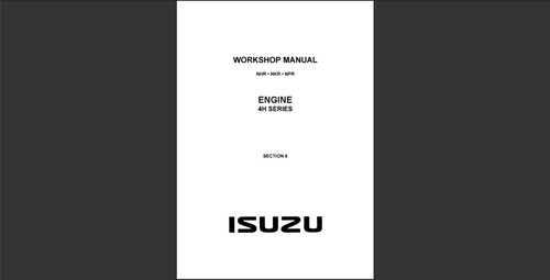 Isuzu series engine - 4h,