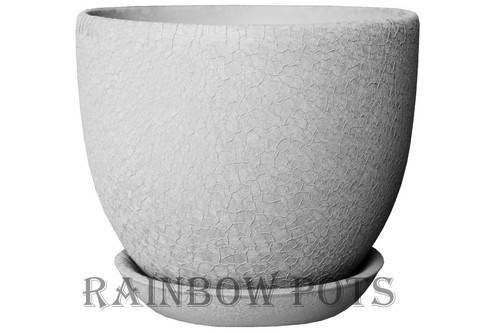 Ceramic plant pots with - ceramic, saucer