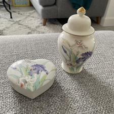 Vintage Otagiri Porcelain Iris