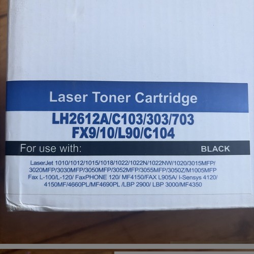 Toner cartridge for hp12a - for,