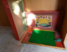 Rare Antique Vintage 1920’s Loopla! Looping the Loop Board Game Whirl Bagatelle