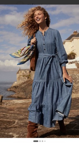 Boden alba denim - dress, uk
