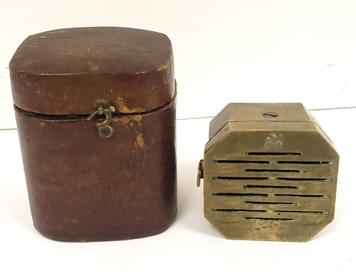 Antique brass scarificator - brass,