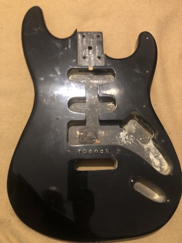 Strat style solid wood guitar - strat,