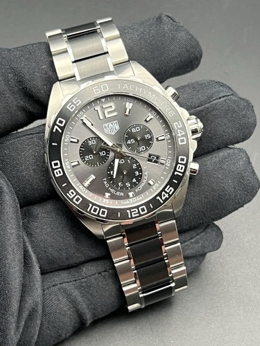 Tag heuer 43mm grey - heuer, dial
