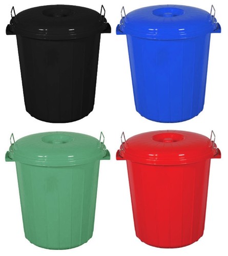 Coloured plastic bin indoor - plastic,