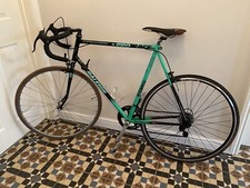 Vintage Raleigh Pro Reynolds 501 Race Road Bike With 100 Century Italia Seat