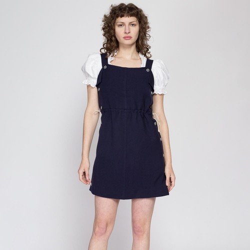 70s courrèges designer navy - courrèges,