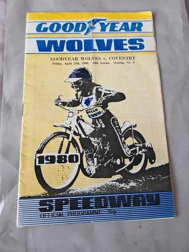 1980 speedway programme - 25/04/1980,