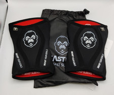 Beast Gear Knee Sleeves Sports Weightlifting Reversible Compression Small S6729