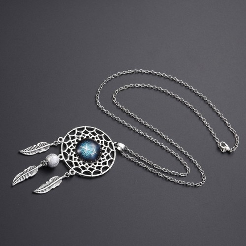 Dream catcher necklace - dream,