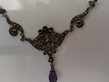 Art Deco Marcasite/Amethysts