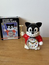 Rare Vintage Speak Up Musical Alarm Clock with Trumpet – Quartz, Tested & Boxed