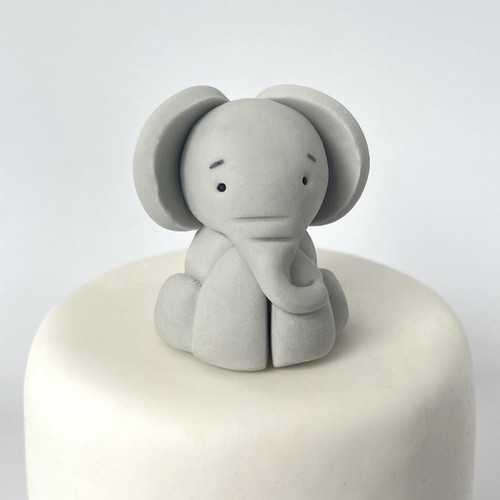 Sugart elephant cake toppers - cake,
