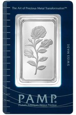 PAMP Suisse Rosa 1 oz Silver