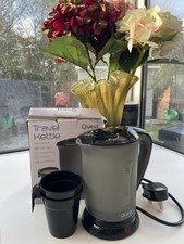 Quest Portable Kettle w/ Dual Voltage (110/240V) | for Caravan/Holiday | Unused