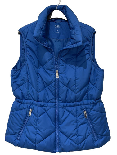 Ladies blue body warmer - ladies,