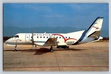 Regional   EXPRESS  Saab  340 Geneva airport Postcard