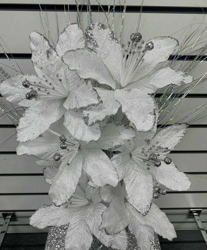 White artificial bunch - bunch, of