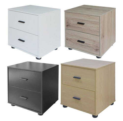2 drawer wooden - 2x, 1