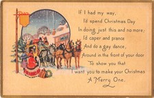 Couple Waiting For Horse-Drawn