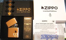 Zippo copper armor - copper, le