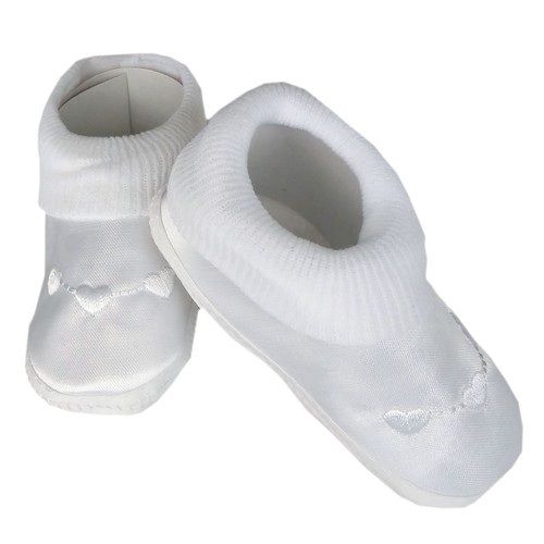 Baby white satin crib - ek,