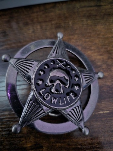 Lowlife collector metal belt - collector's,