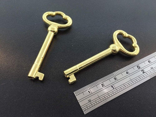 Grandfather clock door - door, key