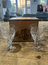 Two Royal Doulton Lead Crystal Wine Glasses
