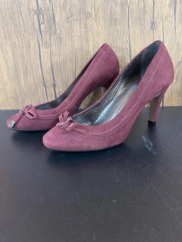 Womens maroon suede jane - ,