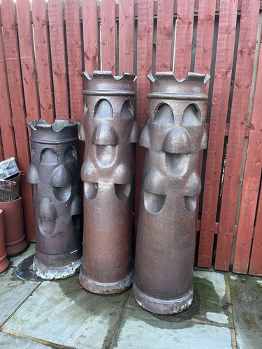 Set large brown reclaimed - set, of
