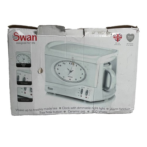Retro swan teasmade - teasmade, alarm