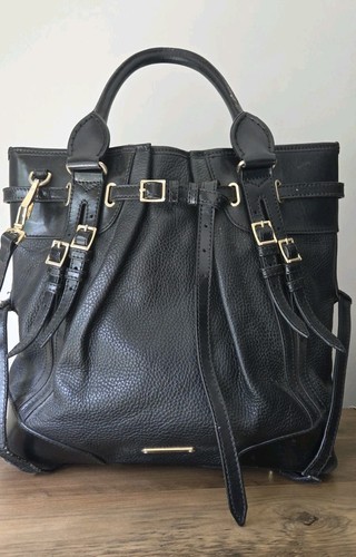 Burberry tote leather bag - leather,