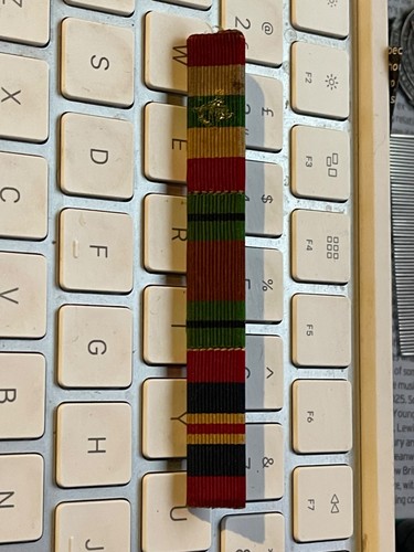 Vintage medal ribbon bar - vintage,