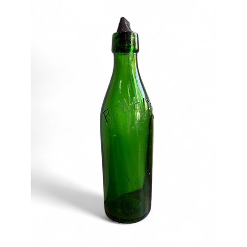 Vintage whites green glass - r,