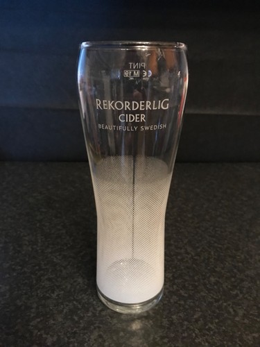 Rekorderlig pint glass - rekorderlig, new