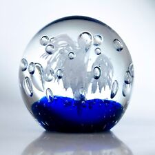 Large Glass Paperweight, Clear