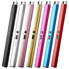 Adjustable Pulse Igniter USB Rechargeable Long Handle Electric Lighter Candle