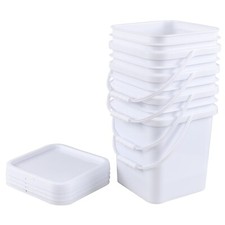 Idotry 4 Buckets Containers W/