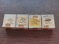 Clock Brass Dial Washers, New Old Stock Parts, Clockmaker #O827