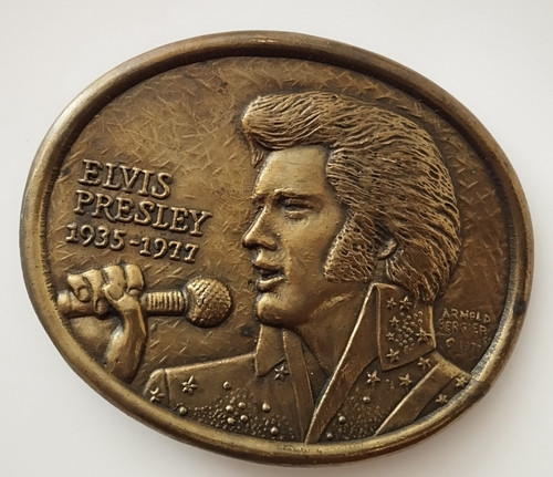 Brass elvis presley - elvis, belt