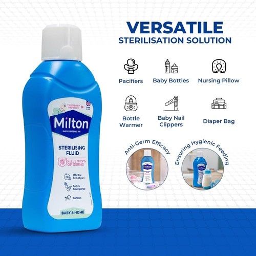 Milton sterilising fluid 500ml - milton,