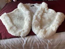 Beautiful soft white - faux, fur
