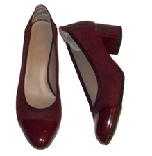 GRACELAND Claret faux Suede &