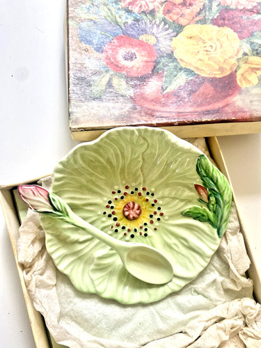 Rare carltonware jam - rare, spoon