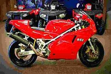 Ducati 851 SP 4 1992 3 A4 Photo Print