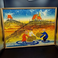 Vintage Malaysian Batik Art