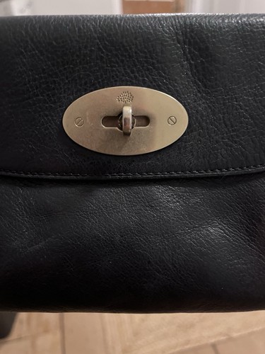 Mulberry black postman - black, postman’s
